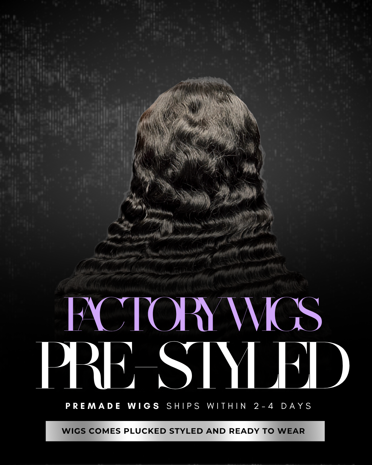 Pre-Made Ready To Wear (Factory Bobs)